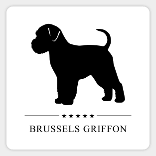 Brussels Griffon Black Silhouette Magnet